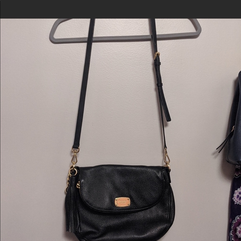Michael Kors black Bedford medium flap bag